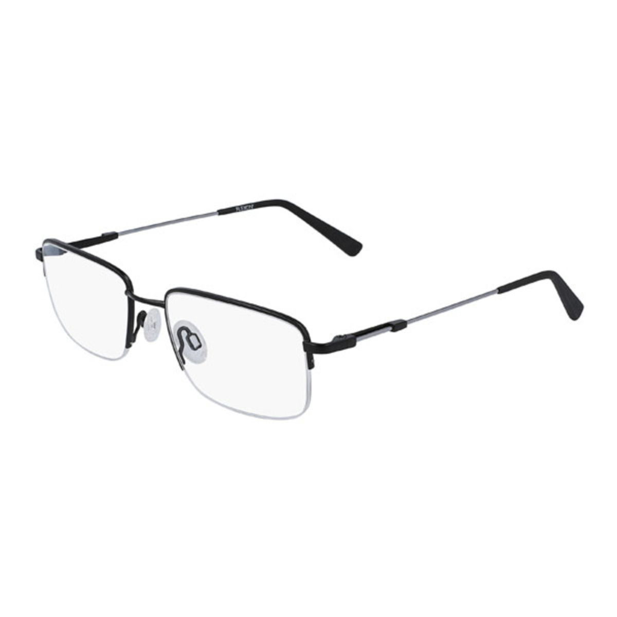 Flexon Unisex Black Square Eyeglass Frames H600300154