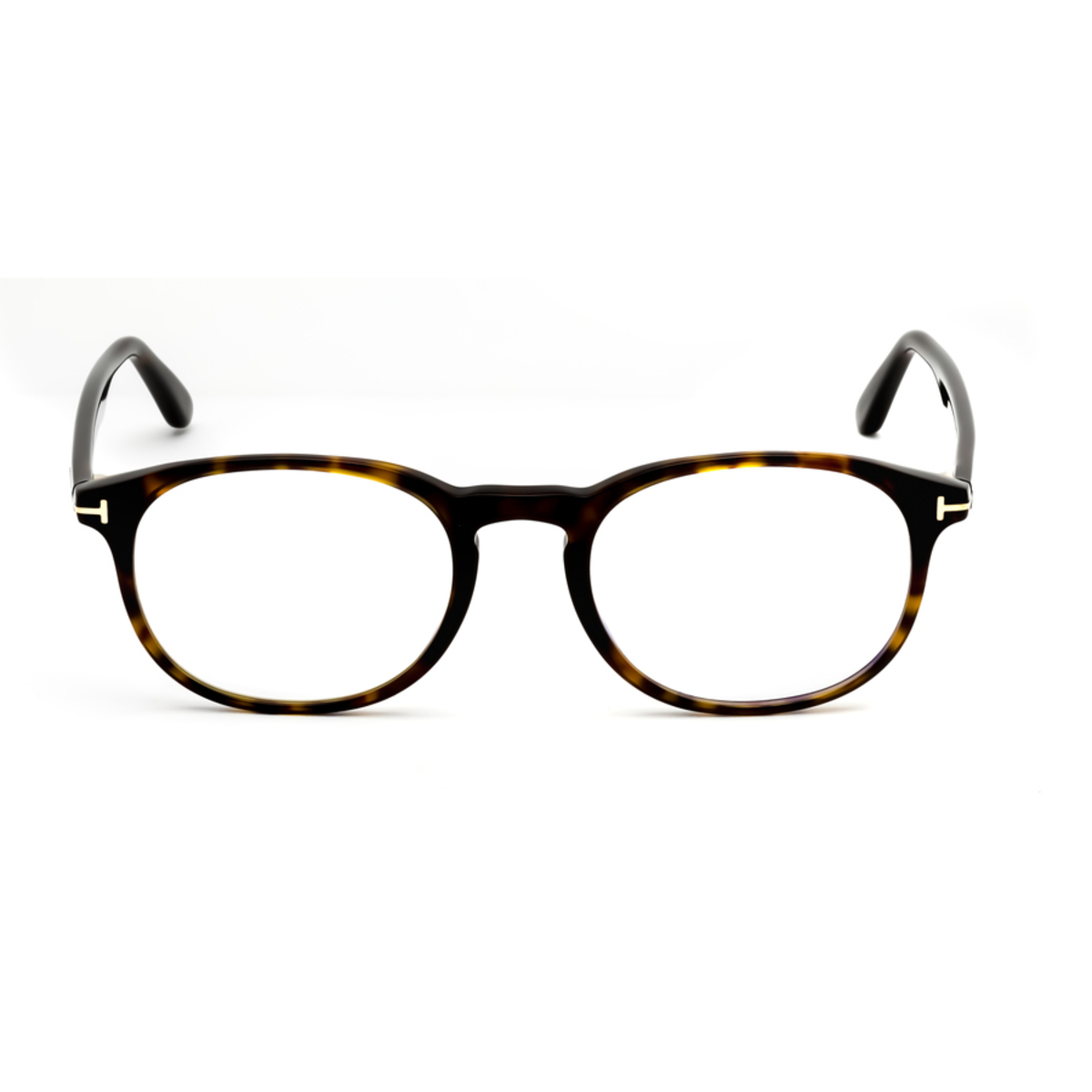 Tom Ford Mens Tortoise Round Eyeglass Frames FT5680-B05251