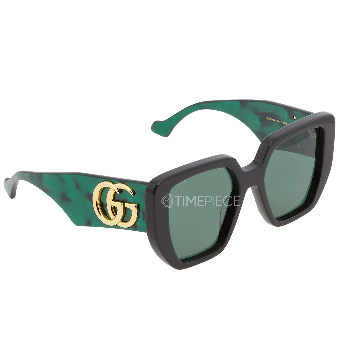 Gucci GG0956S 001 Sunglasses Black/Green