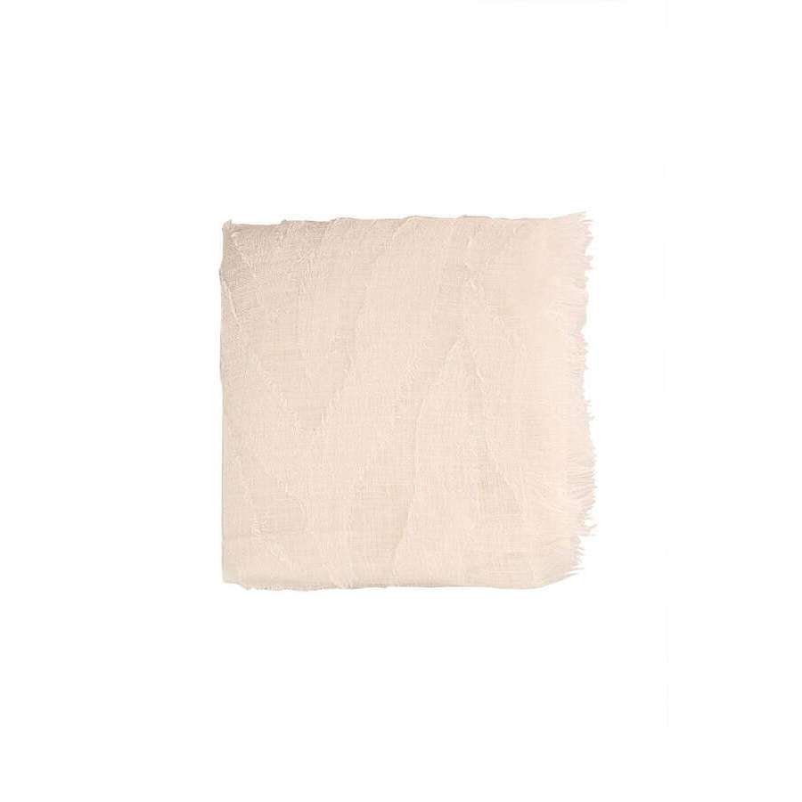Brunello Cucinelli Natural Linen Textured Scarf, Brand Size OS (US Size OS)