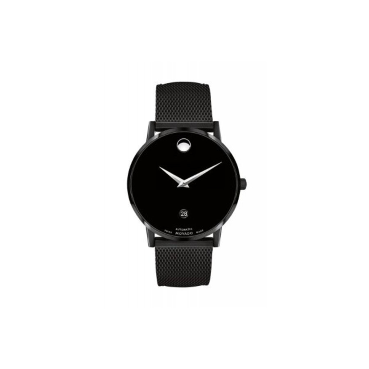 Movado Museum Classic Automatic Black Dial Mens Watch 0607568