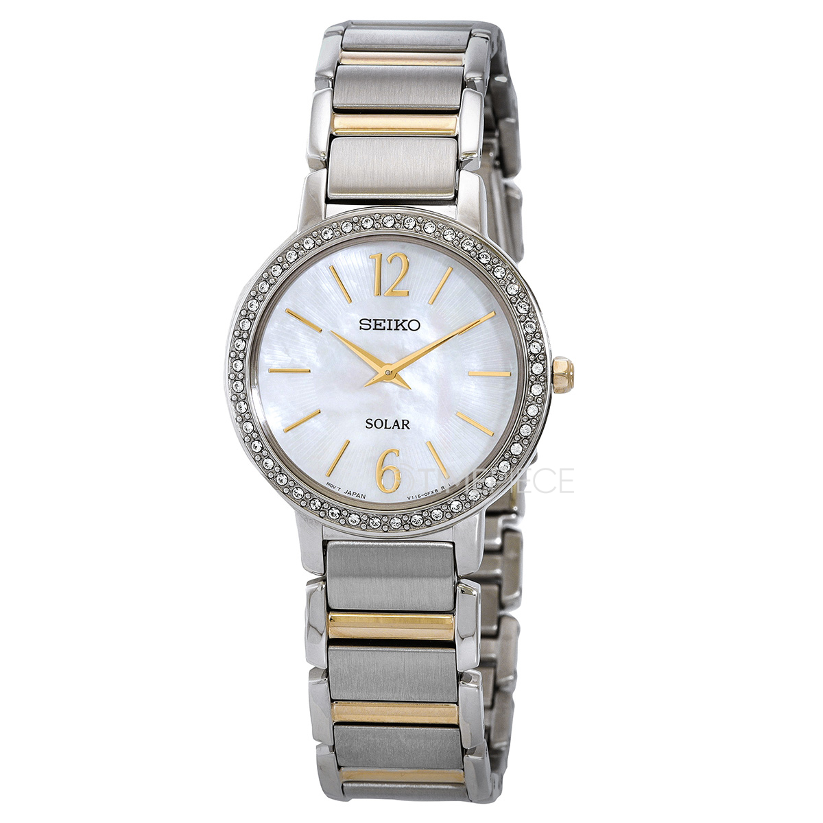 Seiko women's eco drive clearance watch