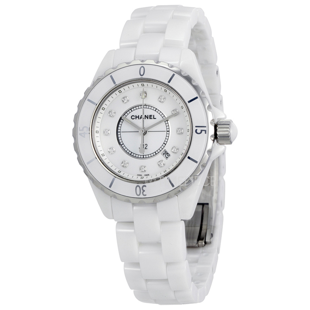 Chanel H1628 J12 White Ladies Quartz Watch