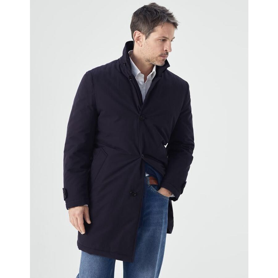 Brunello Cucinelli Men'S Dark Blue Cotton Jacket