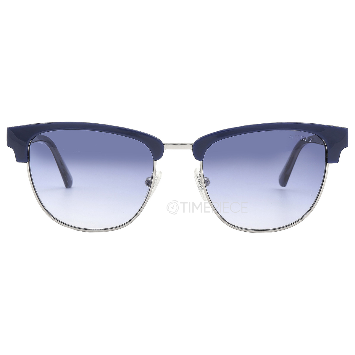Guess Mens Blue Rectangular Sunglasses GU0003790W53