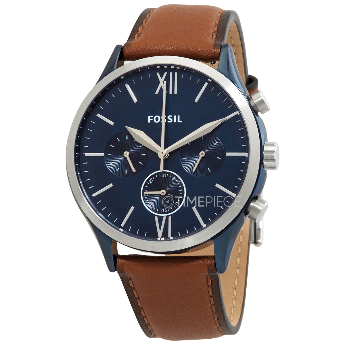 Fossil Fenmore Multifunction Quartz Blue Dial Mens Watch BQ2402