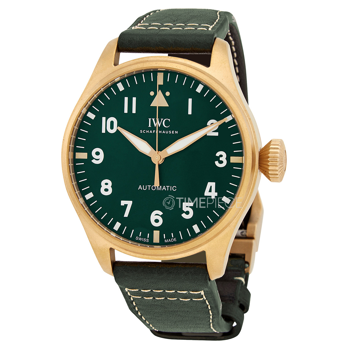 IWC Big Pilot Bronze Spitfire Automatic Green Dial Mens Watch IW329702