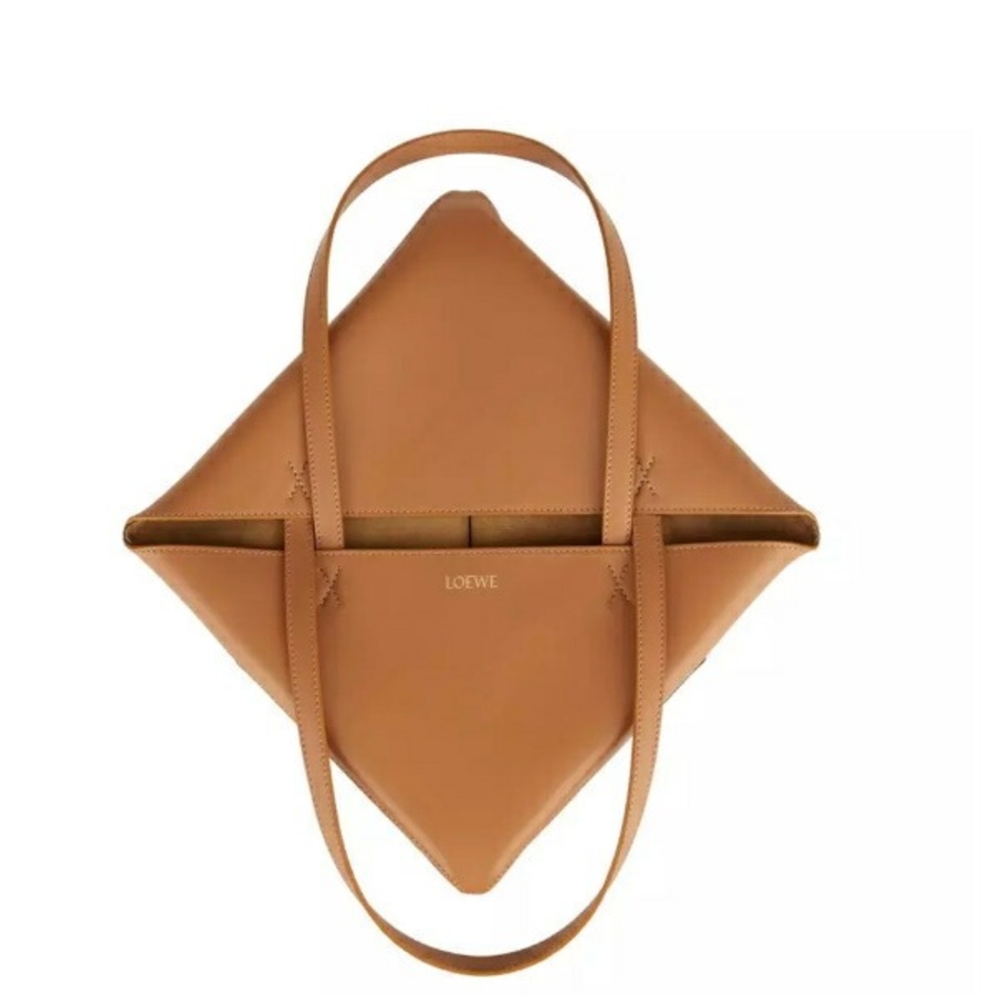 Loewe Shiny Calfskin Puzzle Fold Tote