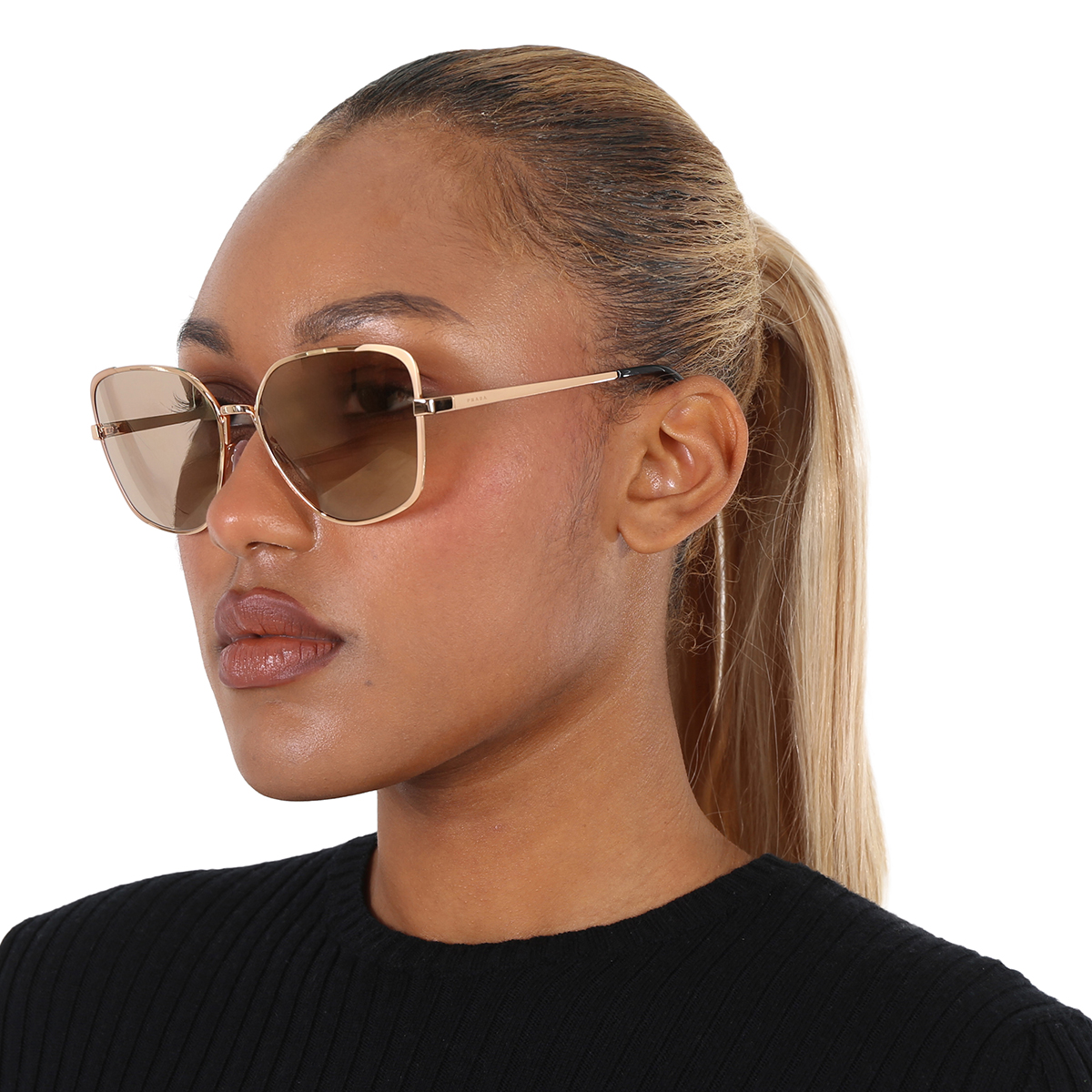 Prada Light Brown Butterfly Ladies Sunglasses 0pr 60xs 08e03c59