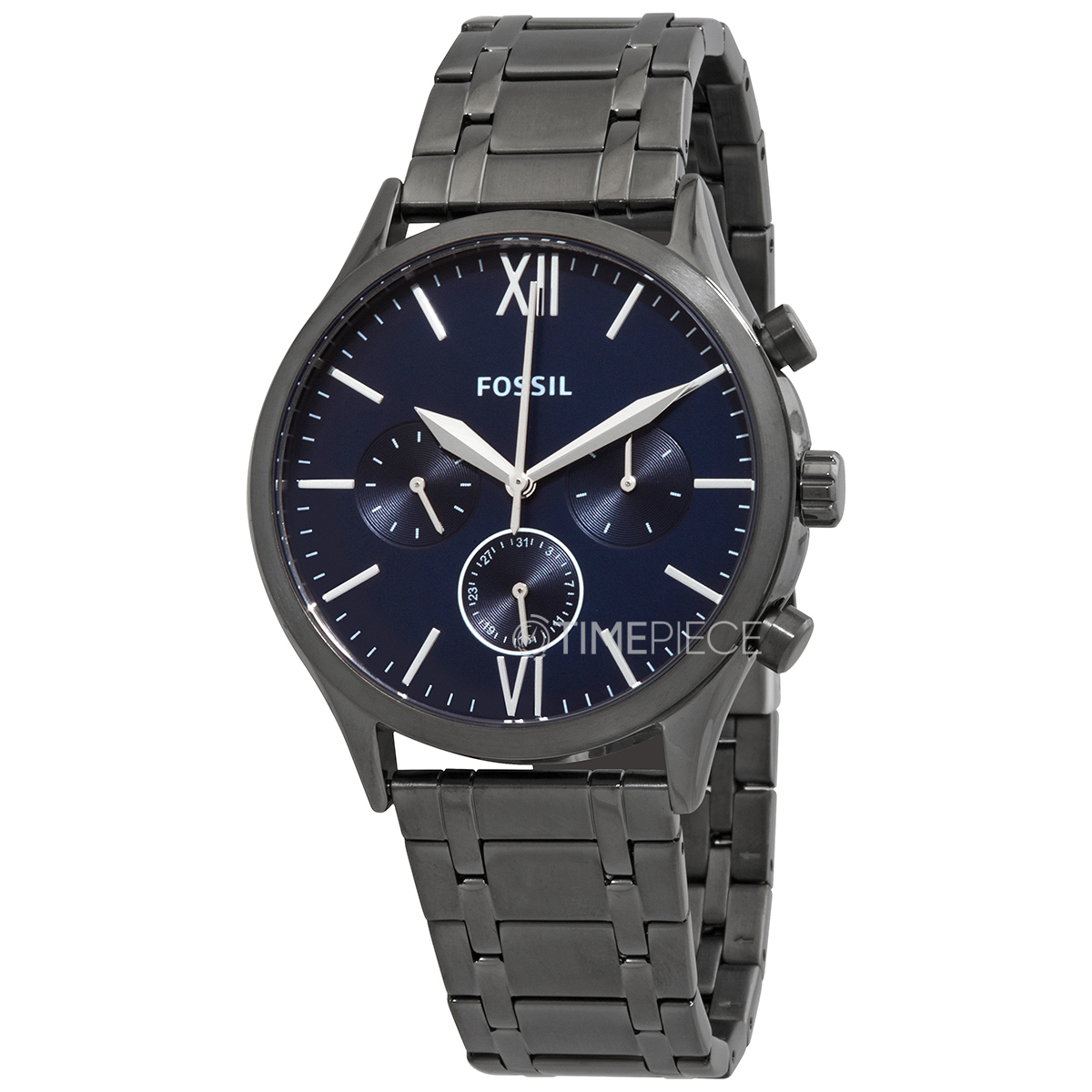 Fossil Fenmore Chronograph Quartz Blue Dial Mens Watch BQ2401