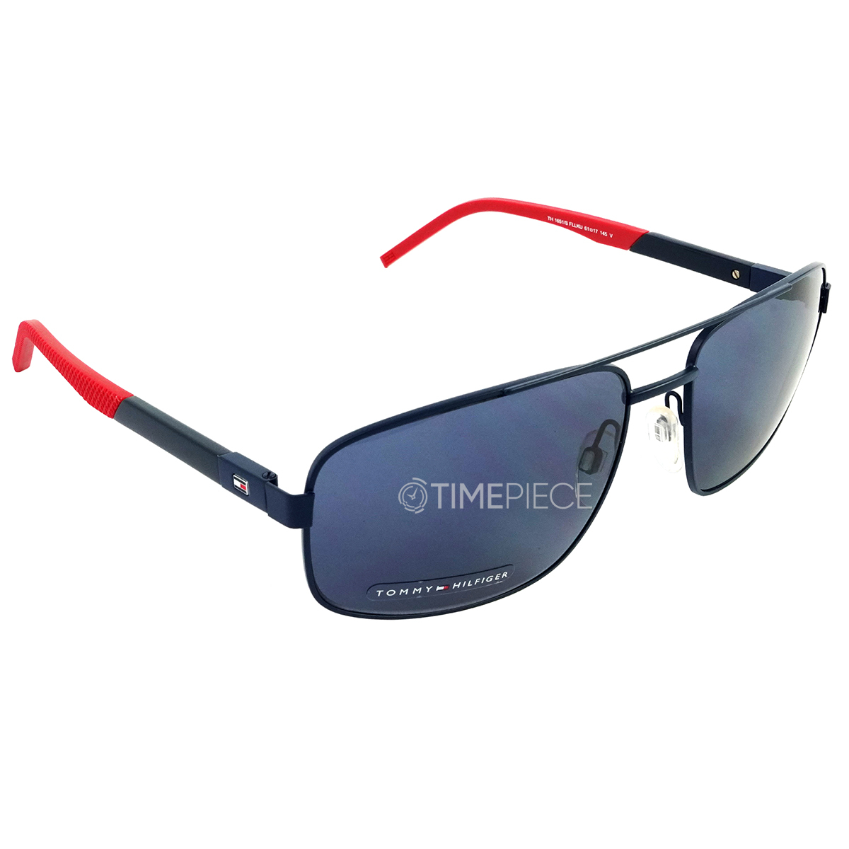 Tommy Hilfiger Mens Blue Rectangular Sunglasses Th1651 S0fllku61