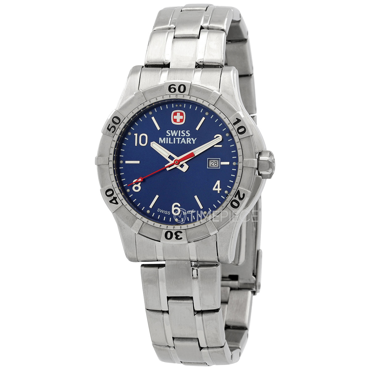 Swiss Military Platoon Quartz Blue Dial Ladies Watch 01.0921.312