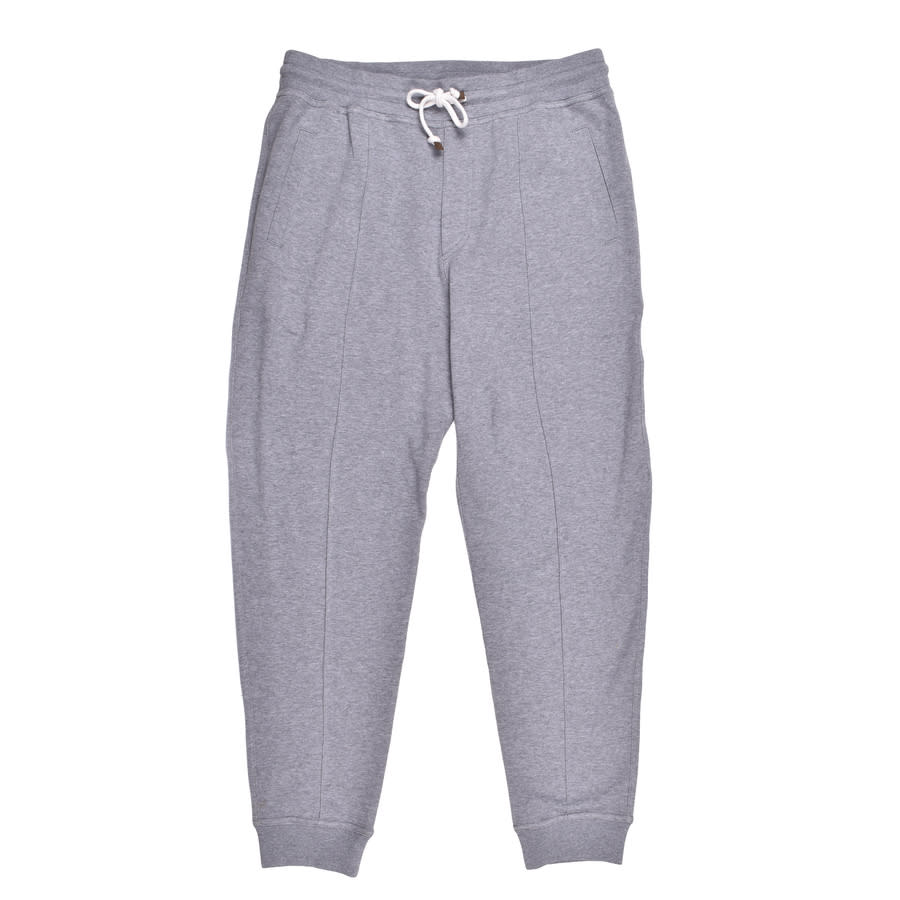 Brunello Cucinelli Medium Grey Tailored Jogger Pants