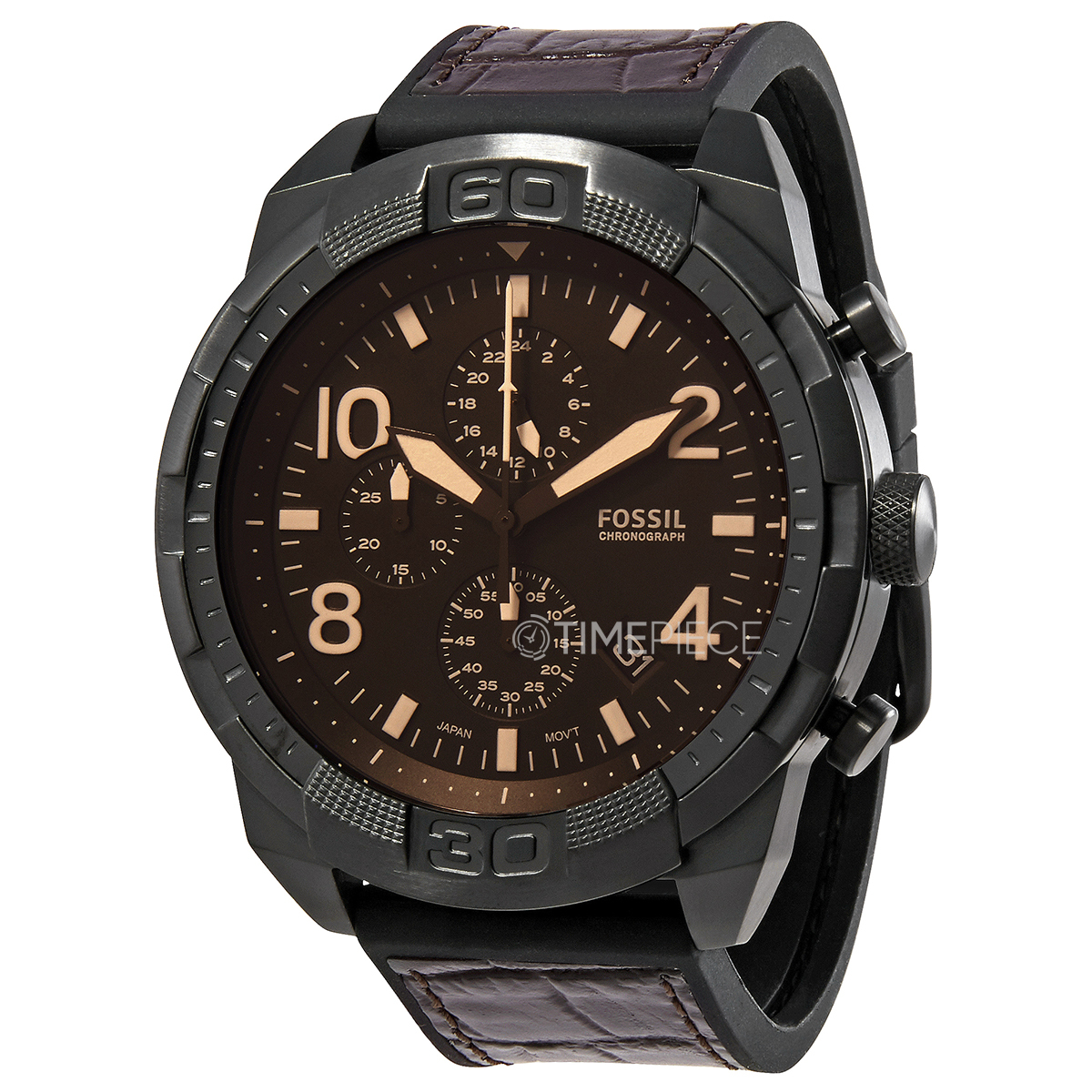 Fossil Bronson Chronograph Quartz Brown Dial Mens Watch FS5713