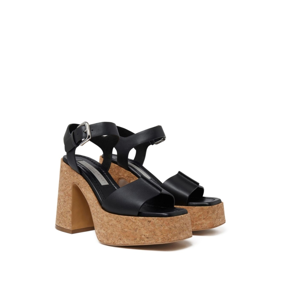 Stella Mccartney Skyla Cork-Platform Sandals