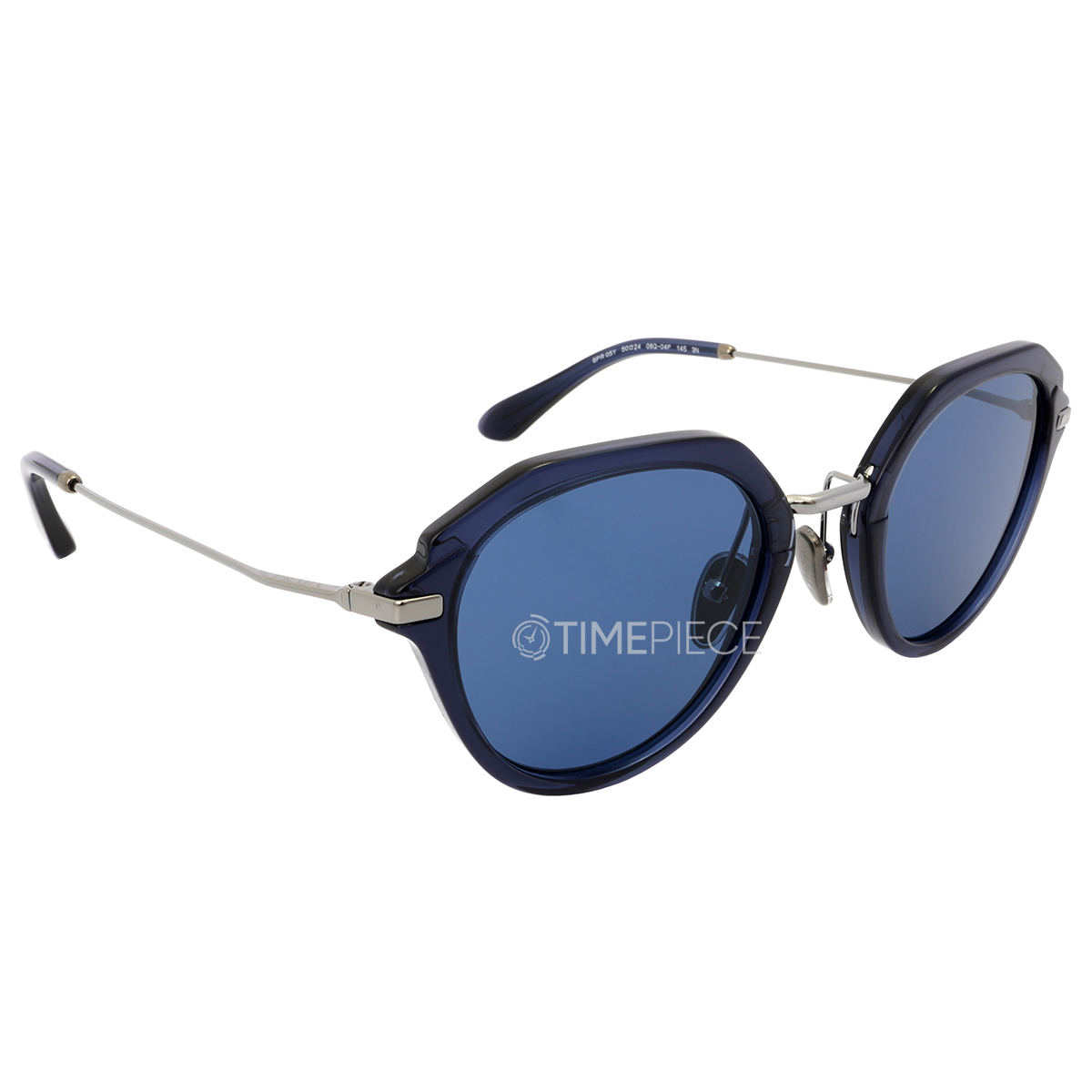 Prada Dark Blue Oval Mens Sunglasses PR 05YS 08Q04P 50