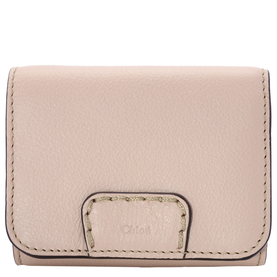 Chloe Cement Pink Ladies Edith Smal Trifold Wallet