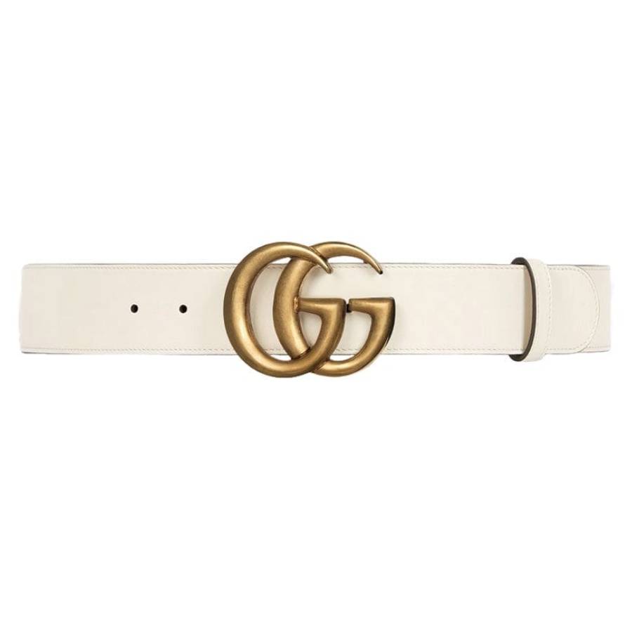 Gucci GG Marmont Buckle Wide Leather Belt