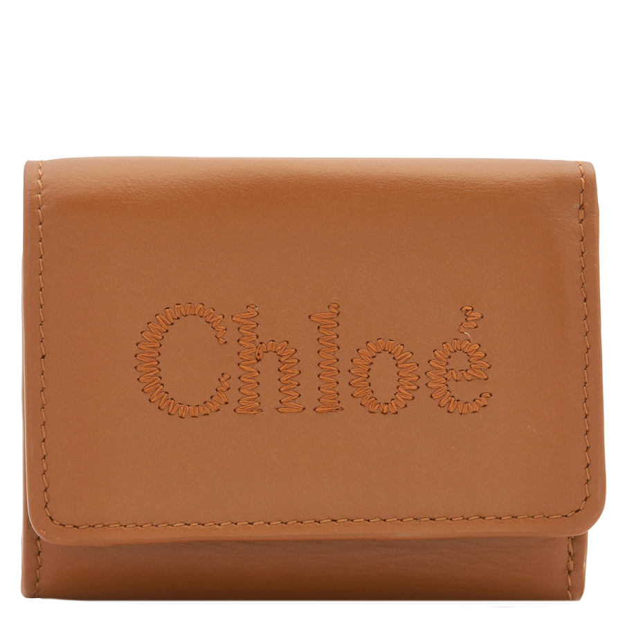 Chloe Small Tri-Fold Leather Wallet