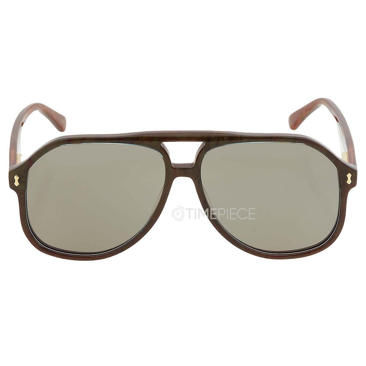 Gucci Grey Navigator Mens Sunglasses GG1042S 003 60