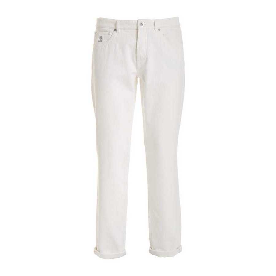 Brunello Cucinelli Snow White Tailored Trousers