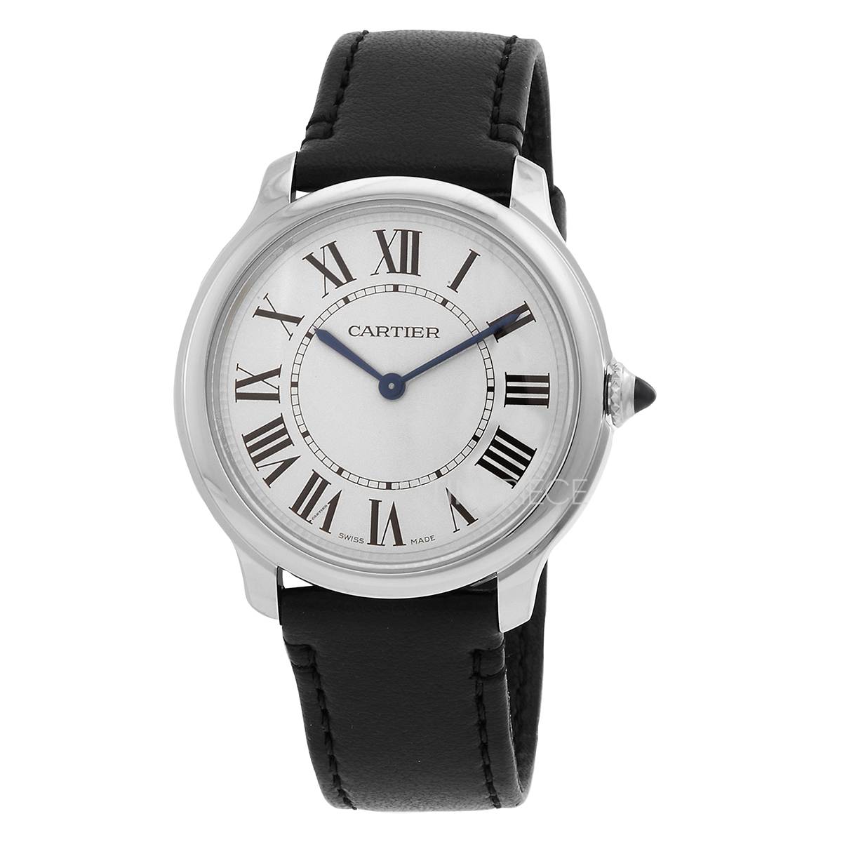 Cartier Ronde Must De Cartier Quartz Silver Dial Mens Watch WSRN0031
