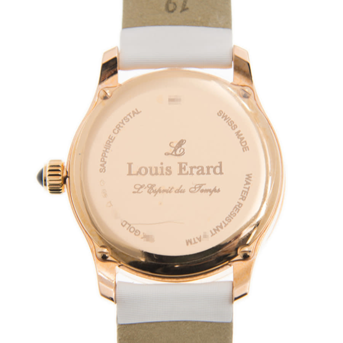 Louis Erard L'Esprit Du Temps Swiss Made Automatic Watch Men's Black Leather