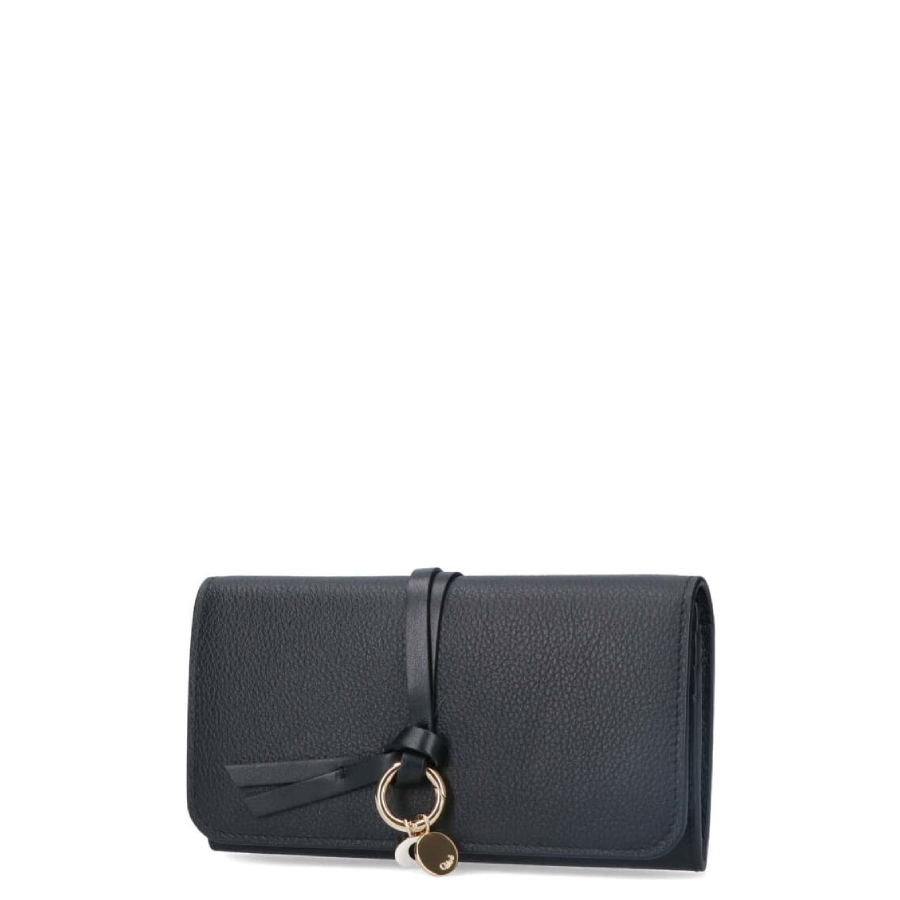 Chloe Leather Knot Continental Wallet
