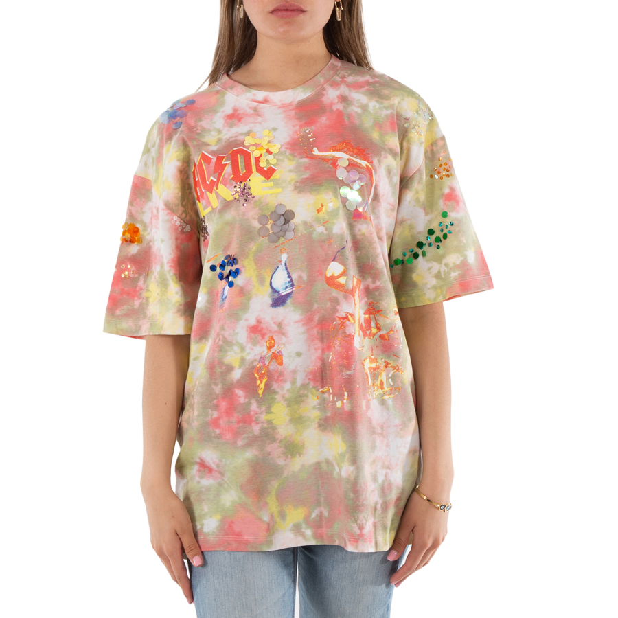 Tiger in the Rain Short-sleeve Tie-dye T-shirt