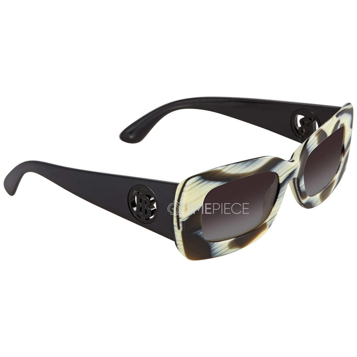 Burberry Astrid Grey Gradient Rectangular Ladies Sunglasses BE4343