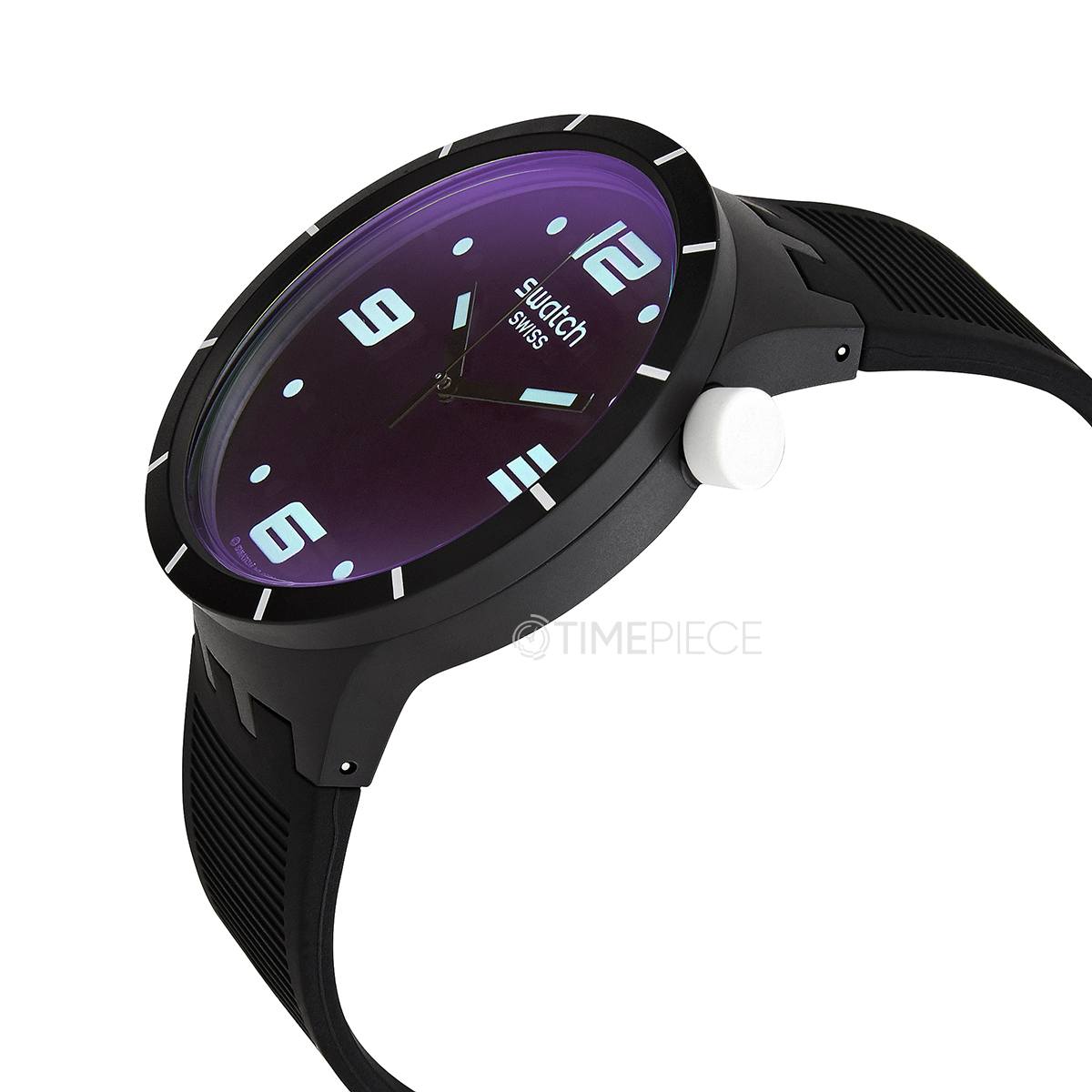 Swatch Futuristic Black Quartz Mens Watch SO27B119