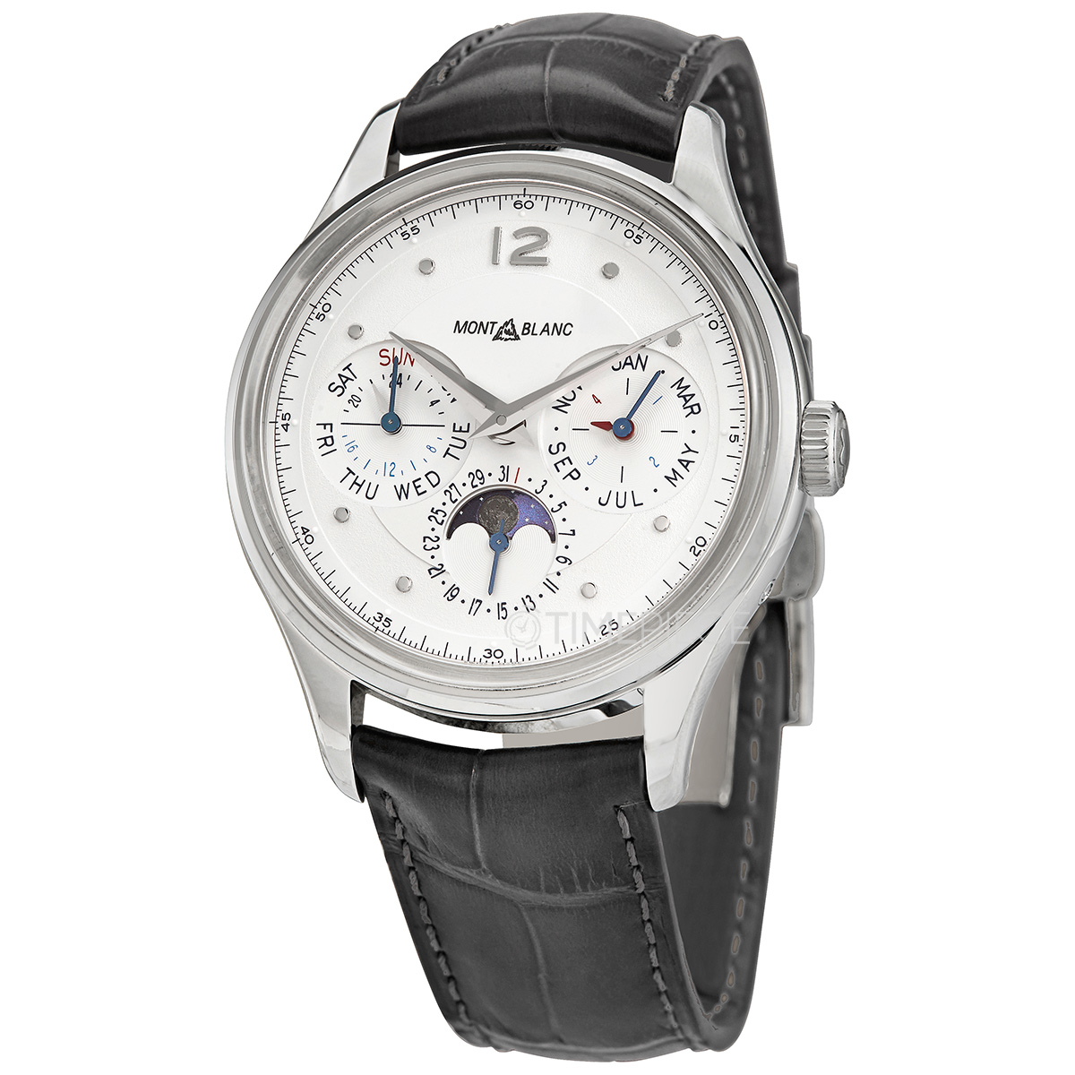 Montblanc Heritage Perpetual Calendar Automatic White Dial Watch 119925