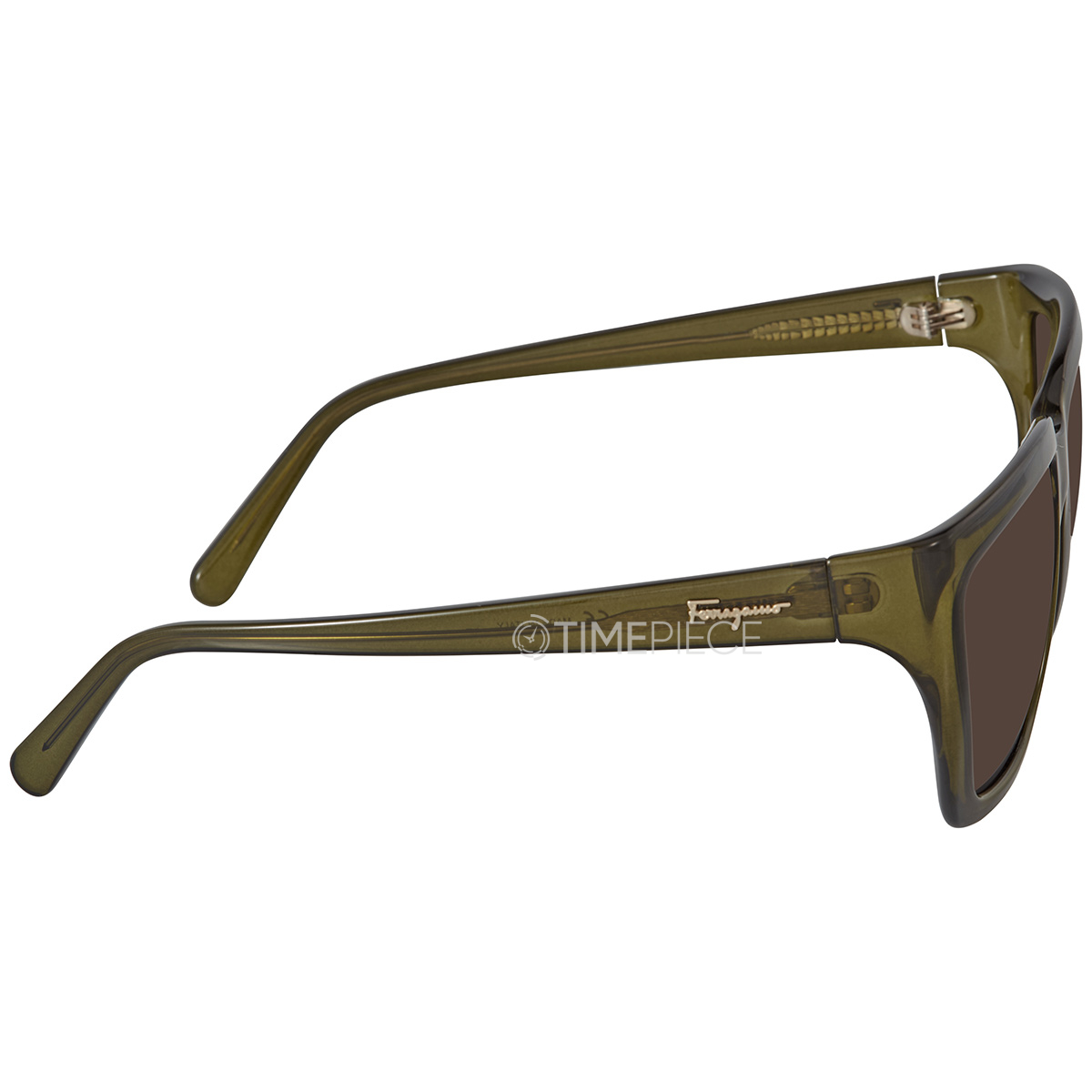Salvatore Ferragamo Brown Rectangular Ladies Sunglasses Sf1018s 316 59 