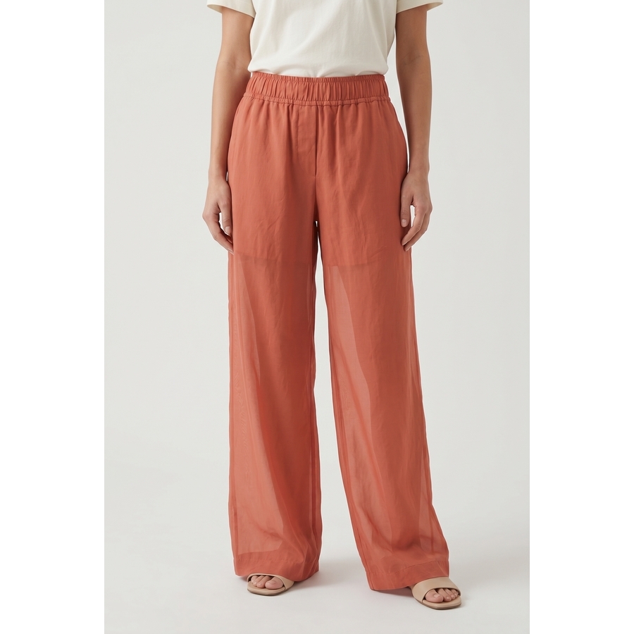 Brunello Cucinelli Worust Relaxed Wide Leg Trousers