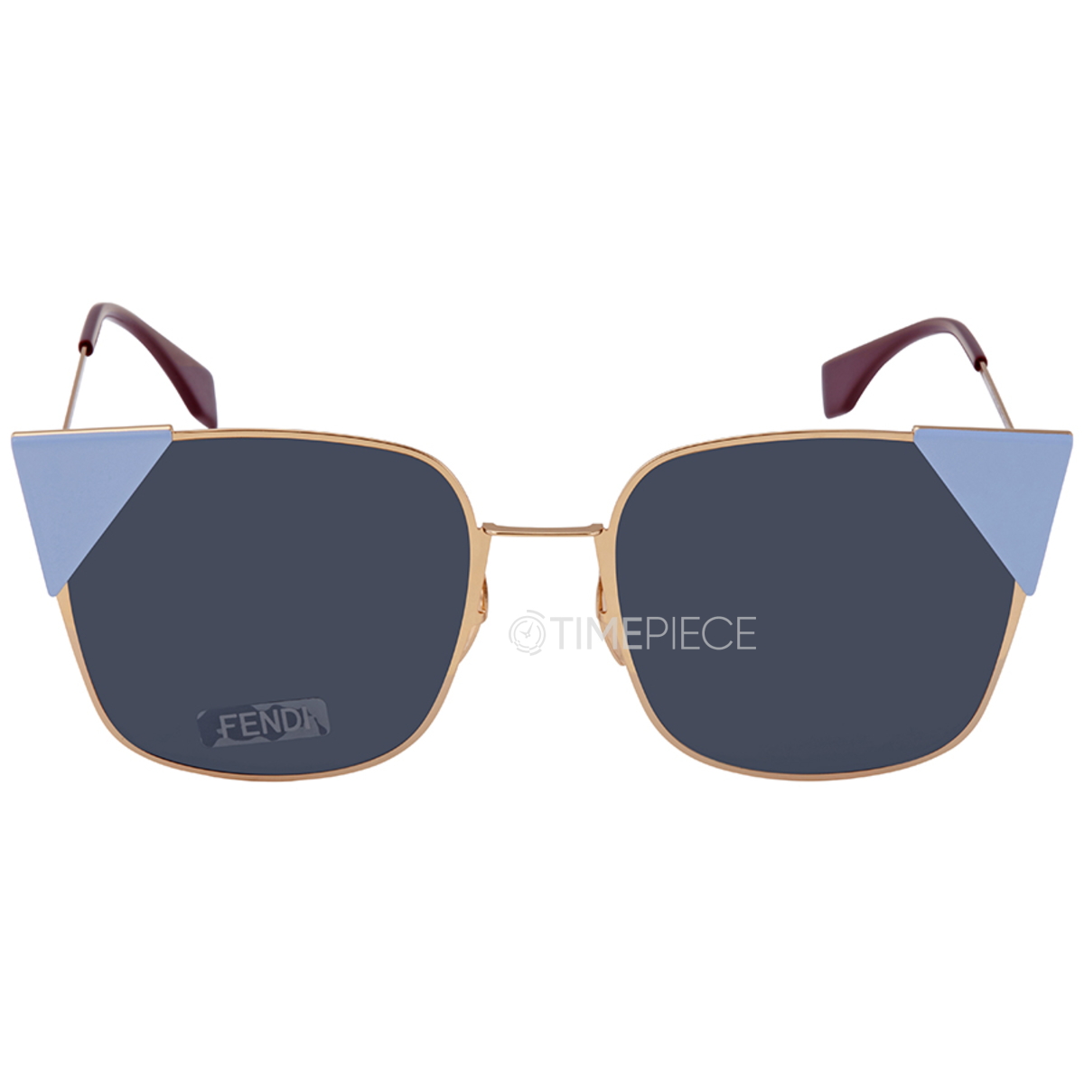 Fendi Blue Square Ladies Sunglasses FF 0191 S 000 A9 55