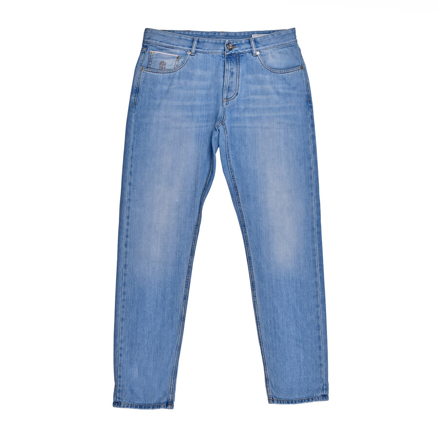 Brunello Cucinelli Light Blue Straight Jeans