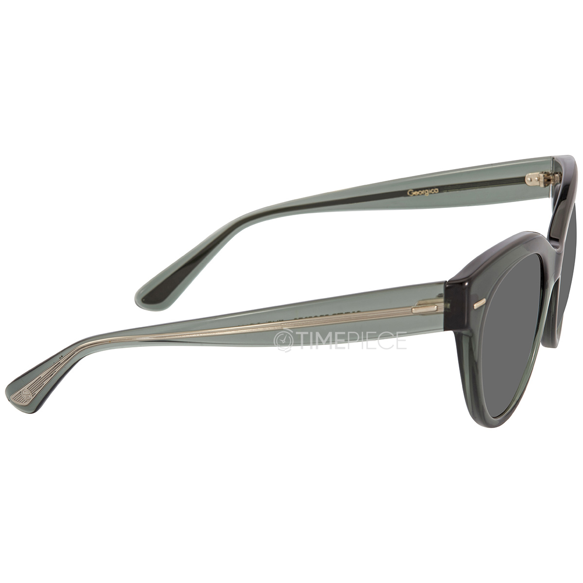 Oliver Peoples The Row Georgica Grey Cat Eye Ladies Sunglasses 0OV5421SU  154787 53