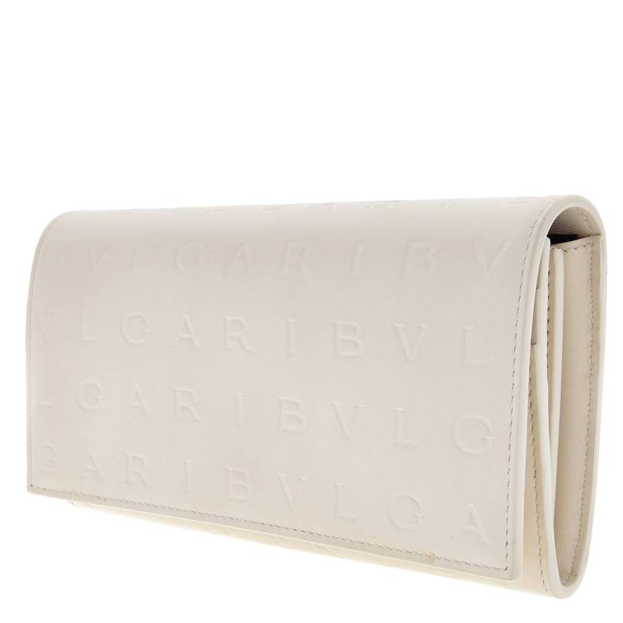 Bvlgari Logo Infinitum Large Leather Wallet