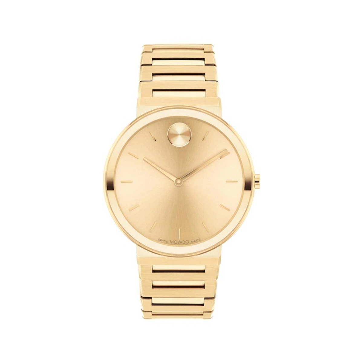 Movado Bold Horizon Quartz Gold Dial Unisex Watch 3601081