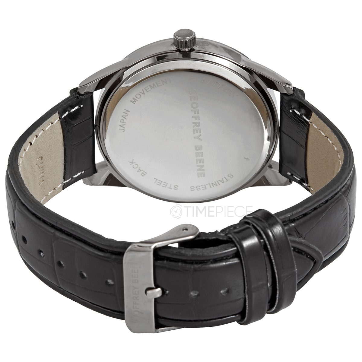 Geoffrey beene deals gunmetal watch