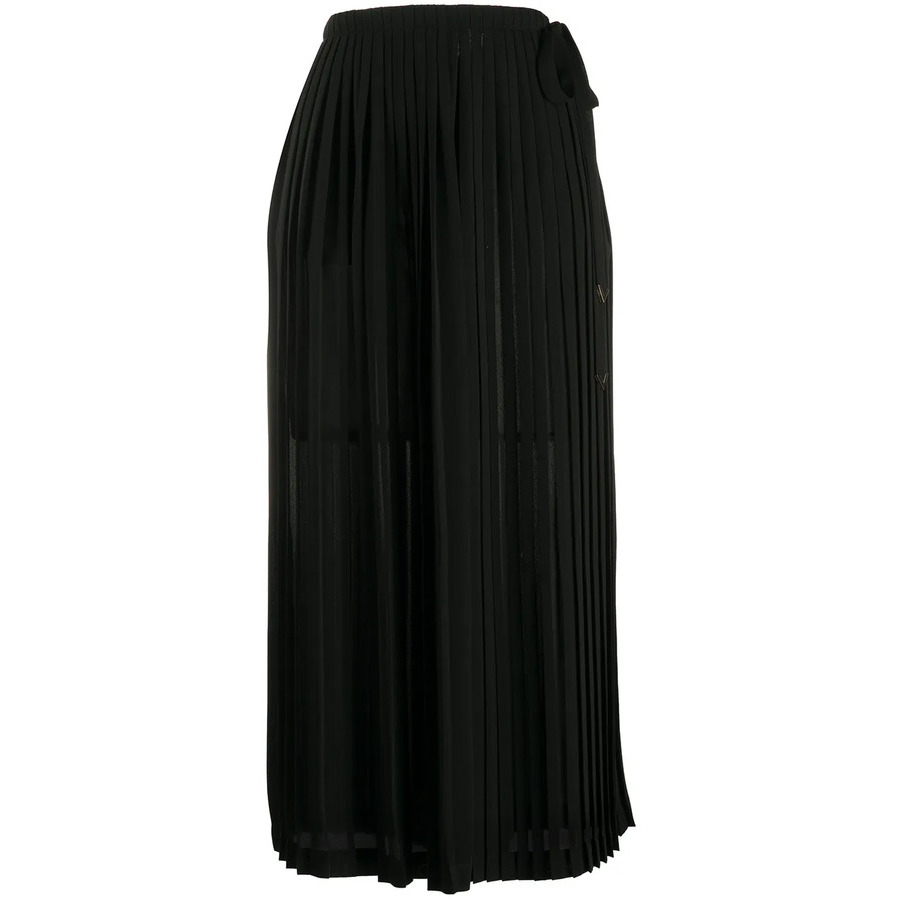 Valentino Garavani Pleated Midi Skirt