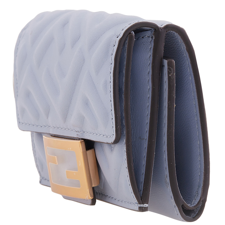 Fendi Tri-Fold Baguette Micro Wallet