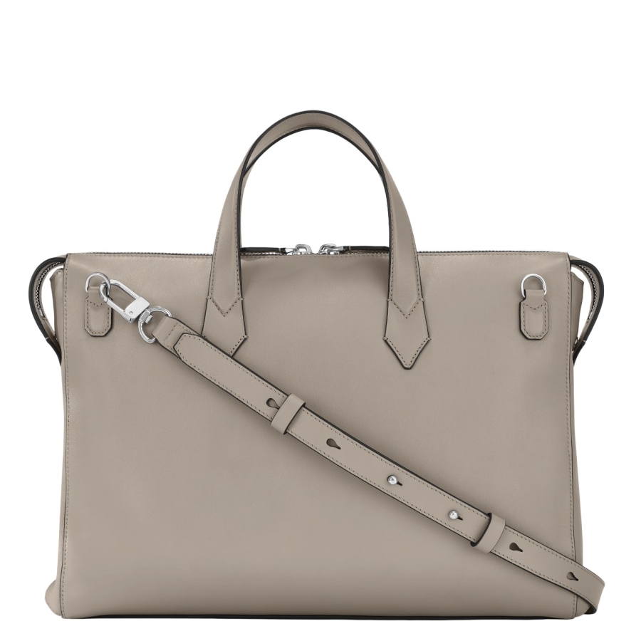 Montblanc Zipper Leather Briefcase