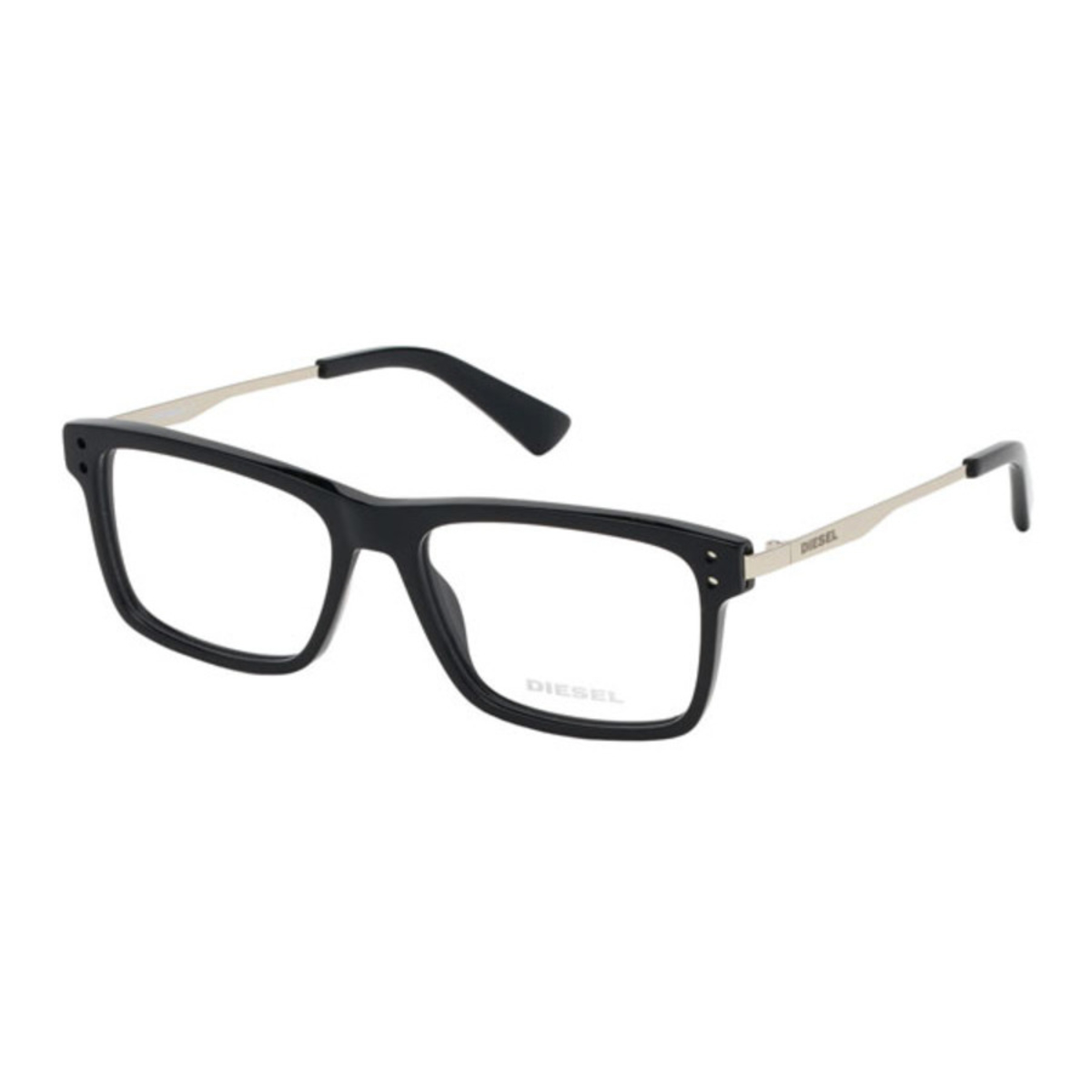 Diesel Mens Black Square Eyeglass Frames DL529600154