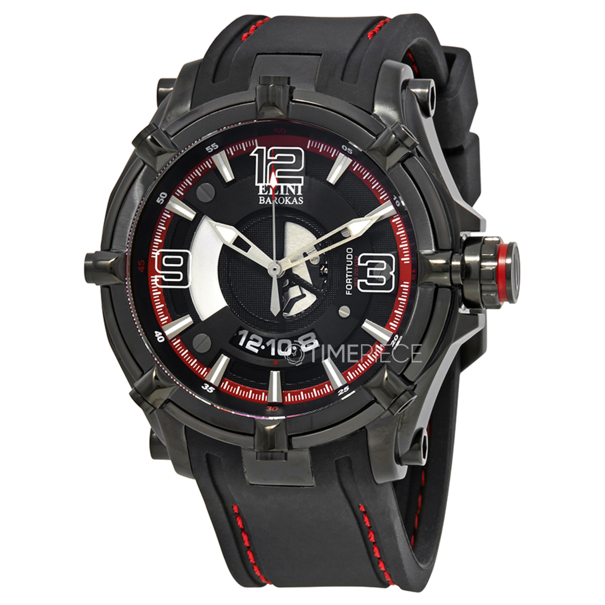 Elini Barokas ELINI-20000-BB-01-RDA Fortitudo Duo Mens Quartz Watch