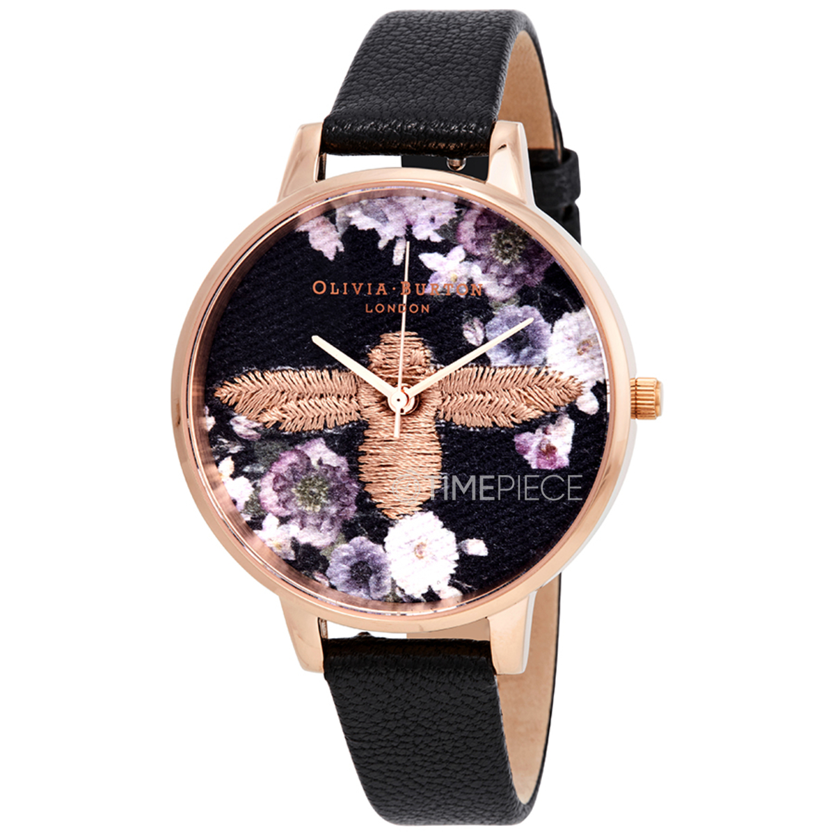 Olivia Burton OB16EM02 3D Bee Embroidered Ladies Quartz Watch