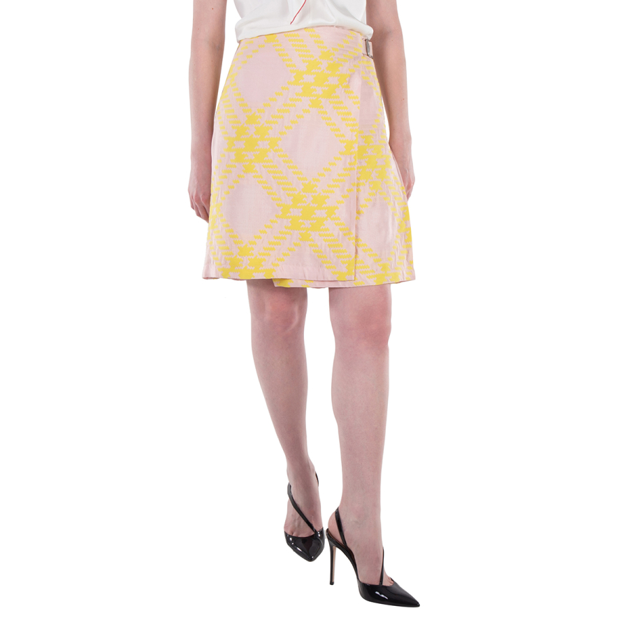 Burberry Jupe Midi - Multicolore