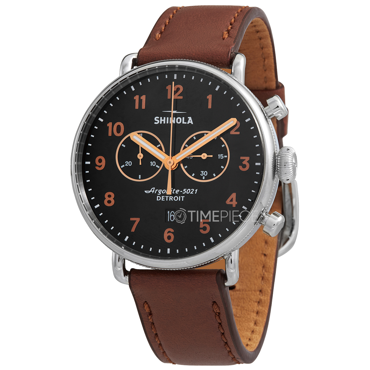 Shinola The Canfield Chronograph Quartz Black Dial Mens Watch