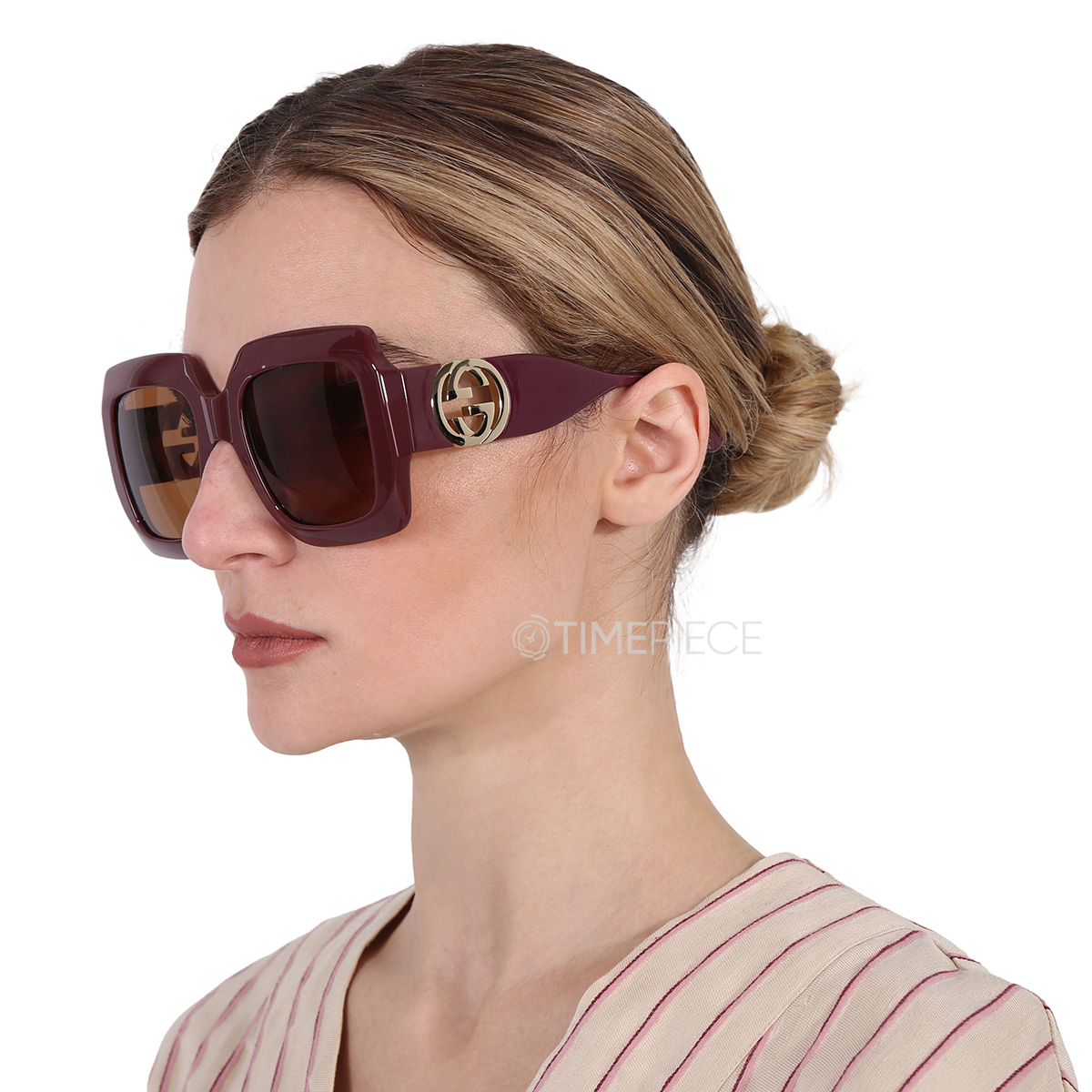 Gucci Oversized Sunglasses Brown (GG1022S-004-54)