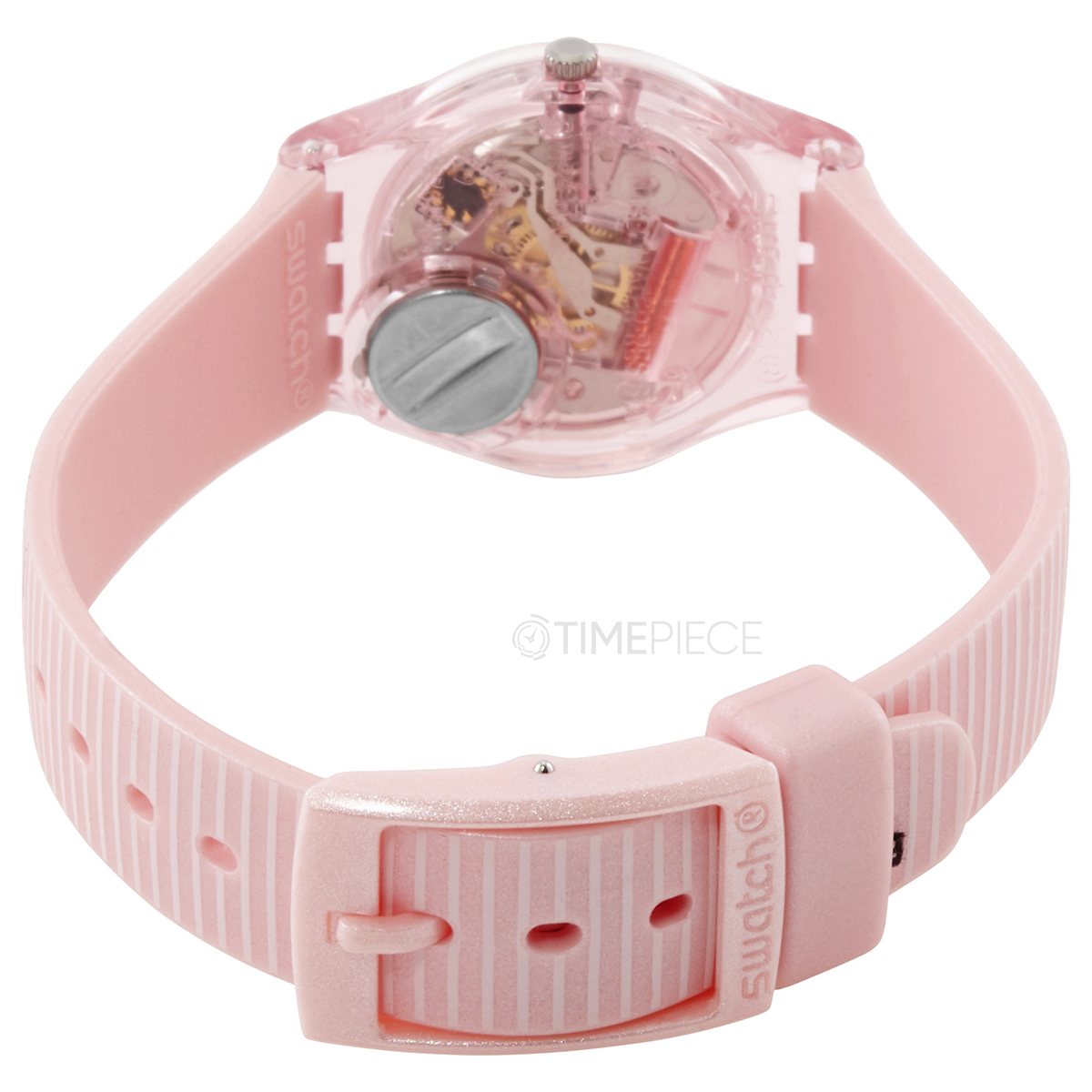 Swatch Blushed Kissed Quartz White Dial Ladies Watch LP161